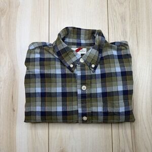 Best Made Co Mens Multicolor Plaid Button Down Shirt Size Large Casual Cotton